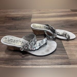 Silver New York Transit wedges